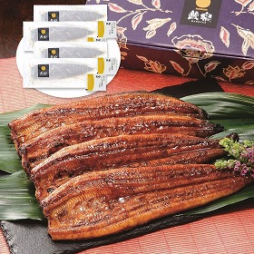 【お中元2025】鰻楽 九州産うなぎ蒲焼 長焼4尾 4737-033 鰻 ウナギ【送料込み】【二重包装不可】【お届け不可地域:北海道・沖縄・離島】