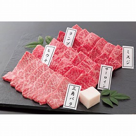 【お中元2025】近江牛 こだわり焼肉5点盛り SEN-303 牛肉【送料込み】【二重包装不可】【お届け不可地域:離島】_822