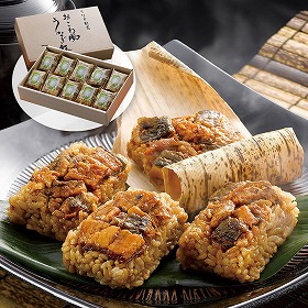 うなぎ割烹 一愼 おこわ風うなぎ飯 60g×10個 IUM610SN 4824-937 鰻【送料込み】【お届け不可地域：北海道・沖縄・離島】
