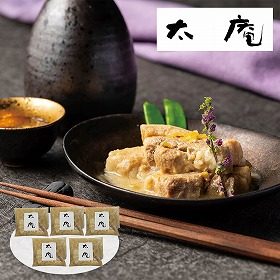 太庵高畑店主監修 ゆず香る豚の角煮 150g×5 950432 4827-010 惣菜【送料込み】【二重包装不可】【お届け不可地域：北海道・沖縄・離島】
