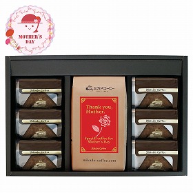 【母の日2026】コーヒー＆トリュフショコラケーキギフト （コーヒー×1、ケーキ×6） コーヒー スイーツ 洋菓子 詰合せ【送料込み】【二重包装不可】【お届け不可地域：離島】【お届け日時指定不可】