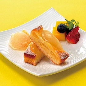 フレック フリーカットケーキ 白桃のタルト380g スイーツ 洋菓子 ホームパーティー 業務用【送料込み】【二重包装不可】