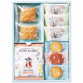 ピーターラビット コーヒー＆スイーツギフト PRG-10 1194-028 ドリップコーヒー 洋菓子 詰合せ【送料込み】【お届け不可地域：北海道・沖縄・離島】