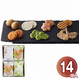 志満秀 えびのだんらん 14袋 DA-22 1199-054 和菓子 せんべい【送料込み】【お届け不可地域：北海道・沖縄・離島】