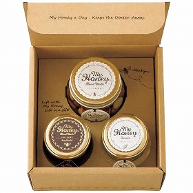 MYHONEY ナッツの蜂蜜漬け＆アカシアハニー＆ハニーショコラセット 1231-028 はちみつ ハニー【送料込み】【お届け不可地域：北海道・沖縄・離島】