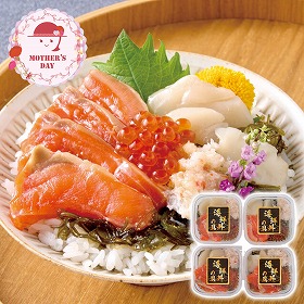 【母の日2026】北の海鮮丼の具 海鮮 どんぶり 惣菜【送料込み】【二重包装不可】【お届け不可地域：離島】【お届け日時指定不可】_81049