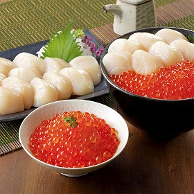 網走水産 北海道産 いくら・ほたてお試しセット APID-GB1957 1897-446 和風惣菜 醤油漬【送料込み】【二重包装不可】【お届け不可地域：北海道・沖縄・離島】