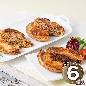 ドミニクドゥーセの店 3種のミートパイ DM-3M2 1898-587 洋風惣菜【送料込み】【二重包装不可】【お届け不可地域：北海道・沖縄・離島】