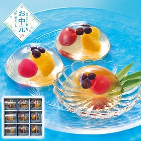 【お中元2026】フルーツみつ豆 花火まつり 67g×9 和菓子 スイーツ【送料込み】【二重包装不可】_518