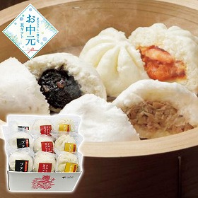 【お中元2026】横浜中華街 江戸清 中華まん詰合せ ブタまん 黒ゴマあんまん エビチリまん【送料込み】【二重包装不可】【お届け不可地域：離島】_576
