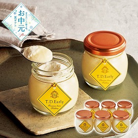 【お中元2026】T.D.Early チーズ味わうなめらかプリン 80ml×6 スイーツ 洋菓子【送料込み】【二重包装不可】【お届け不可地域：離島】_689