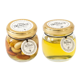 はちみつ専門店 MY HONEY「ナッツの蜂蜜漬けM&アカシアハニーM セット」【送料込み】【代引き不可】