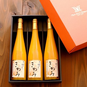 和歌山県産 きわみ 温州みかん 100% ストレートジュース 3本 ギフトセット【送料込み】【お届け不可地域:北海道・沖縄・離島】