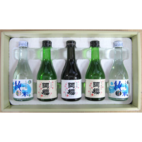 秋田 「阿櫻」 のみくらべセット 300ml×5本 