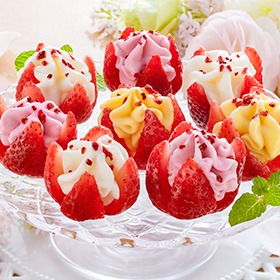 博多あまおう 花いちごのアイス A-DRS【送料込み】【お届け不可地域:離島】【二重包装不可】