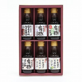 広島 寺岡有機醸造 寺岡家の有機醤油・調味料詰合せ（計6本） しょうゆ セット【送料込み】【二重包装不可】【お届け不可地域：離島】