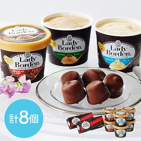 レディーボーデン ギフトセット アイス スイーツ【送料込み】【二重包装不可】【お届け不可地域：離島】
