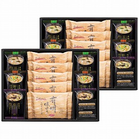 フリーズドライみそ汁＆有明のりセット NF-DON 4221-105 和風惣菜 詰合せ【送料込み】【お届け不可地域：北海道・沖縄・離島】