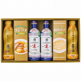 バラエティ調味料ギフト AKI-CO 4228-072 しょうゆ スープ 詰合せ【送料込み】【お届け不可地域：北海道・沖縄・離島】