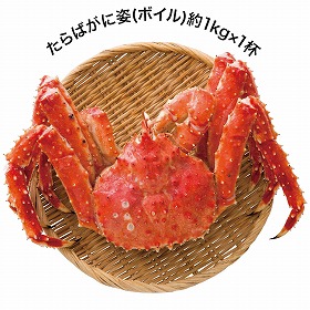 北海道網走水産 ボイルたらばがに姿 約1kg×1杯 AP-008 4009-030 魚介 カニ【送料込み】【お届け不可地域：北海道・沖縄・離島】