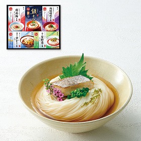 【お中元2025】奈良 池利 5種の味わい三輪素麺 一膳仕立 麺 そうめん【送料込み】【二重包装不可】【お届け不可地域:離島】