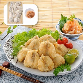 関とら本店 ふく唐揚げ・とらふく塩辛セット 魚介 フグ【送料込み】【二重包装不可】【お届け不可地域：離島】