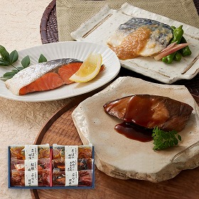 鳥取 山陰大松 氷温熟成 煮魚・焼魚ギフトセット6切 和風惣菜 詰合せ【送料込み】【二重包装不可】【お届け不可地域：離島】