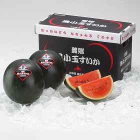 【お中元2025】富良野麓郷産 黒小玉すいか Y15-14 フルーツ 果物 スイカ【送料込み】【二重包装不可】【お届け不可地域:離島】【お届け日時指定不可】_658