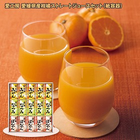【お歳暮2025】愛工房 愛媛県産柑橘ストレートジュースセット 紙容器 【送料込み】【お届け不可地域：離島】_556