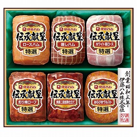 【お歳暮2025】 伊藤ハム 伝承献呈 GM-65 ハムギフト【送料込み】【二重包装不可】