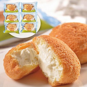 乳蔵 北海道シュークリーム6個 440180 4821-361 スイーツ 洋菓子【送料込み】【二重包装不可】【お届け不可地域：北海道・沖縄・離島】
