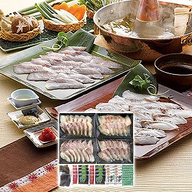 大分県産 真鯛とカンパチのしゃぶしゃぶセット ARE-044 4821-931 鍋料理【送料込み】【二重包装不可】【お届け不可地域：北海道・沖縄・離島】