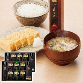 フリーズドライみそ汁＆飛魚だしセット FDA-50 1219-058 簡単 みそ汁 詰合せ【送料込み】【お届け不可地域：北海道・沖縄・離島】