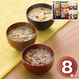 くらすわ 養命酒製造 フリーズドライ食べ比べ8食セット FD-20 1223-019 和風惣菜 詰合せ【送料込み】【お届け不可地域：北海道・沖縄・離島】