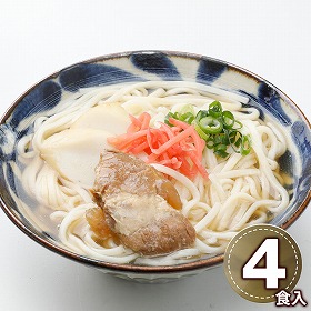 沖縄 与那覇製麺 ソーキそば4食 麺 沖縄そば【送料込み】【二重包装不可】【お届け不可地域：離島】