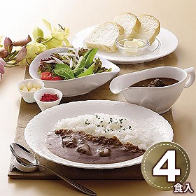 神戸ビーフのカレー 200g×4食 ARC-028 1892-042 レトルト カレー【送料込み】【二重包装不可】【お届け不可地域：北海道・沖縄・離島】