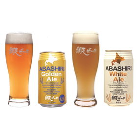 北海道名産品 ABASHIRI ゴールデン・ホワイト 8本セット【送料込み】【お届け先不可地域：沖縄・離島】