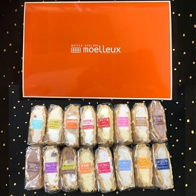 ワッフルアトリエ ムエル 和三盆ワッフル16個セット【送料込み】【お届け不可地域:北海道・沖縄・離島】
