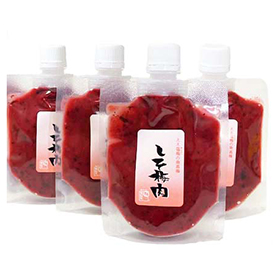 しそ梅肉 120g×4個セット【送料込み】【お届け不可地域：北海道・沖縄・離島】
