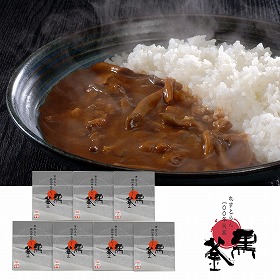 れすとらん １００年民家「黒釜」のきのこと近江牛のカレー７食セット 惣菜 カレー【送料込み】【お届け不可地域：離島】