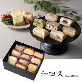 和田又 ７種の手包みもちっとクレープ １０個 スイーツ 洋菓子【送料込み】【お届け不可地域：離島】
