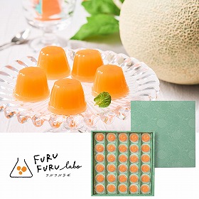 ＦＵＲＵＦＵＲＵ ｌａｂｏ 夕張メロンひとくちゼリー ３０個 スイーツ 洋菓子 ゼリー【送料込み】【お届け不可地域：離島】