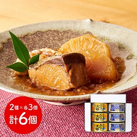 宮城 木の屋石巻水産 ぶり大根・いか玉こん缶詰2種セット(ギフト箱) 和風惣菜 煮物【送料込み】【二重包装不可】【お届け不可地域：離島】