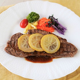 デリシャエール 焼けてるサーロインレモンステーキ 牛肉 サーロイン【送料込み】【二重包装不可】【お届け不可地域：離島】