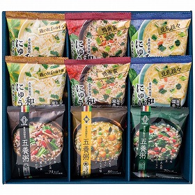 和養生にゅうめん3種と五養粥3種 9食セット 4224-024 和風惣菜 詰合せ【送料込み】【お届け不可地域:北海道・沖縄・離島】