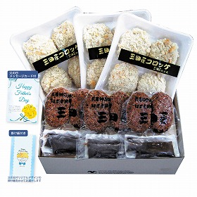 【父の日2025】コロッケ・ハンバーグセット KH-7 4996-740 洋風惣菜 詰合せ【送料込み】【二重包装不可】【お届け不可地域:北海道・沖縄・離島】【お届け日時指定不可】