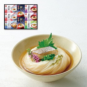 【お中元2025】奈良 池利 5種の味わい三輪素麺 一膳仕立 麺 そうめん【送料込み】【二重包装不可】【お届け不可地域：離島】