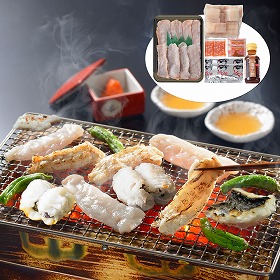 関とら本店 焼きはも・焼きふく食べ比べ 魚介 フグ【送料込み】【二重包装不可】【お届け不可地域：離島】