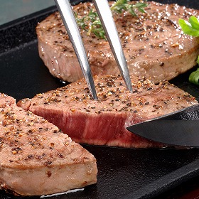茨城県産 常陸牛モモステーキセット S00512 牛肉【送料込み】【お届け不可地域：離島】