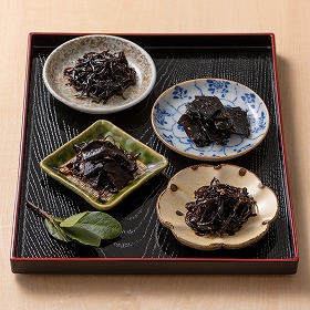 小さな油紙佃煮4品セット 和風惣菜 佃煮【送料込み】【お届け不可地域：離島】